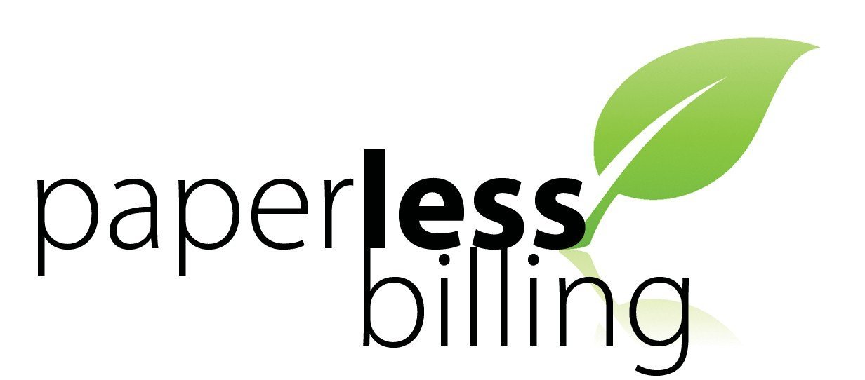Paperless billing logo