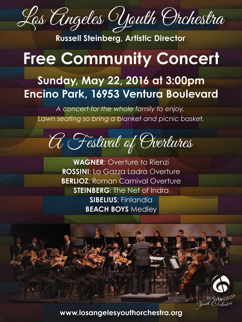 Los Angeles Youth Orchestra Free Community Concert in the Park - May 22