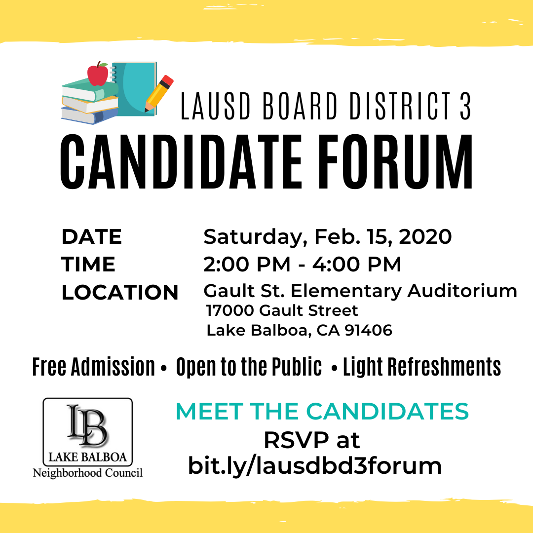 LAUSD BD3 Candidate Forum Instagram