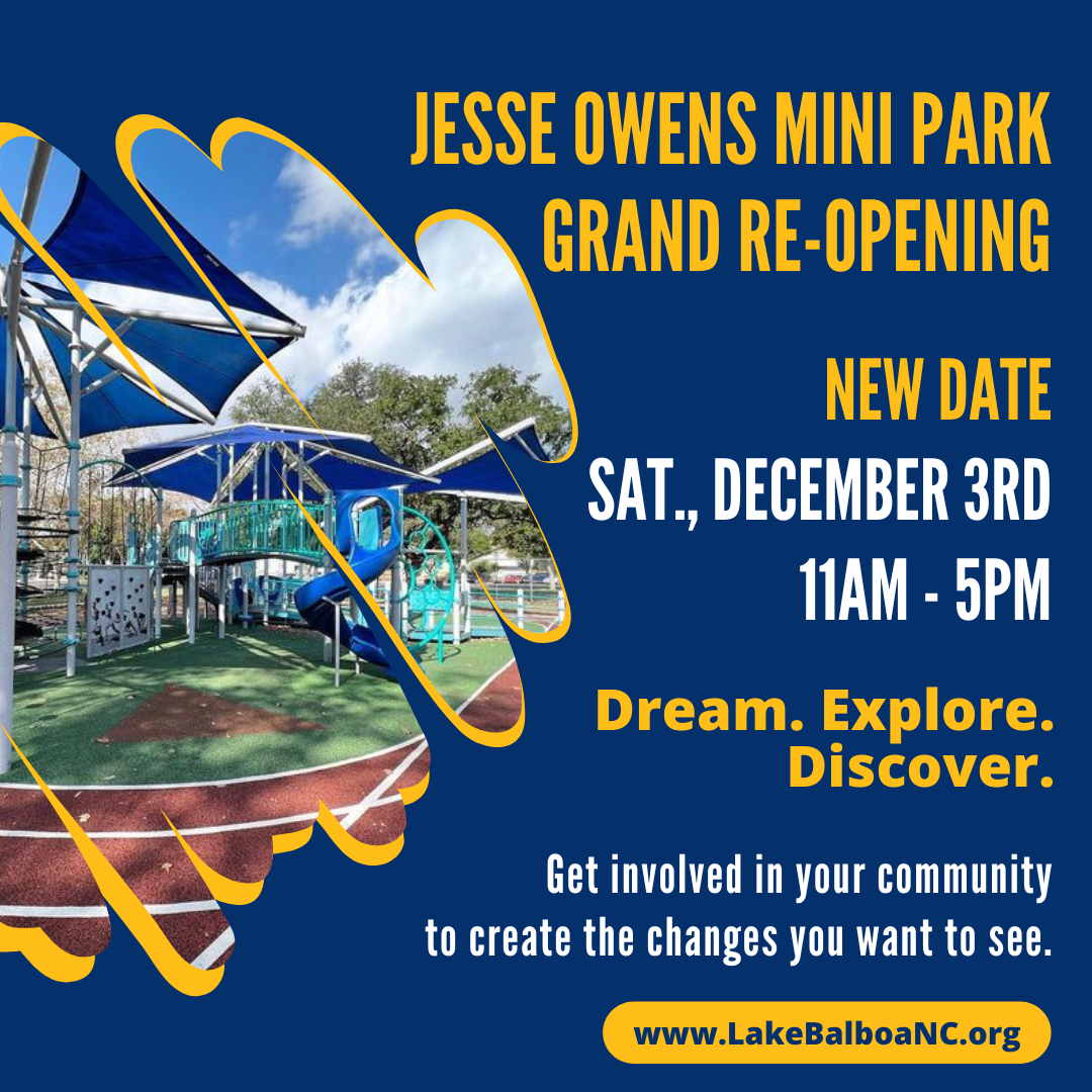 Jesse Owens Park Grand Re-Opening Instagram Updated 10-24-22